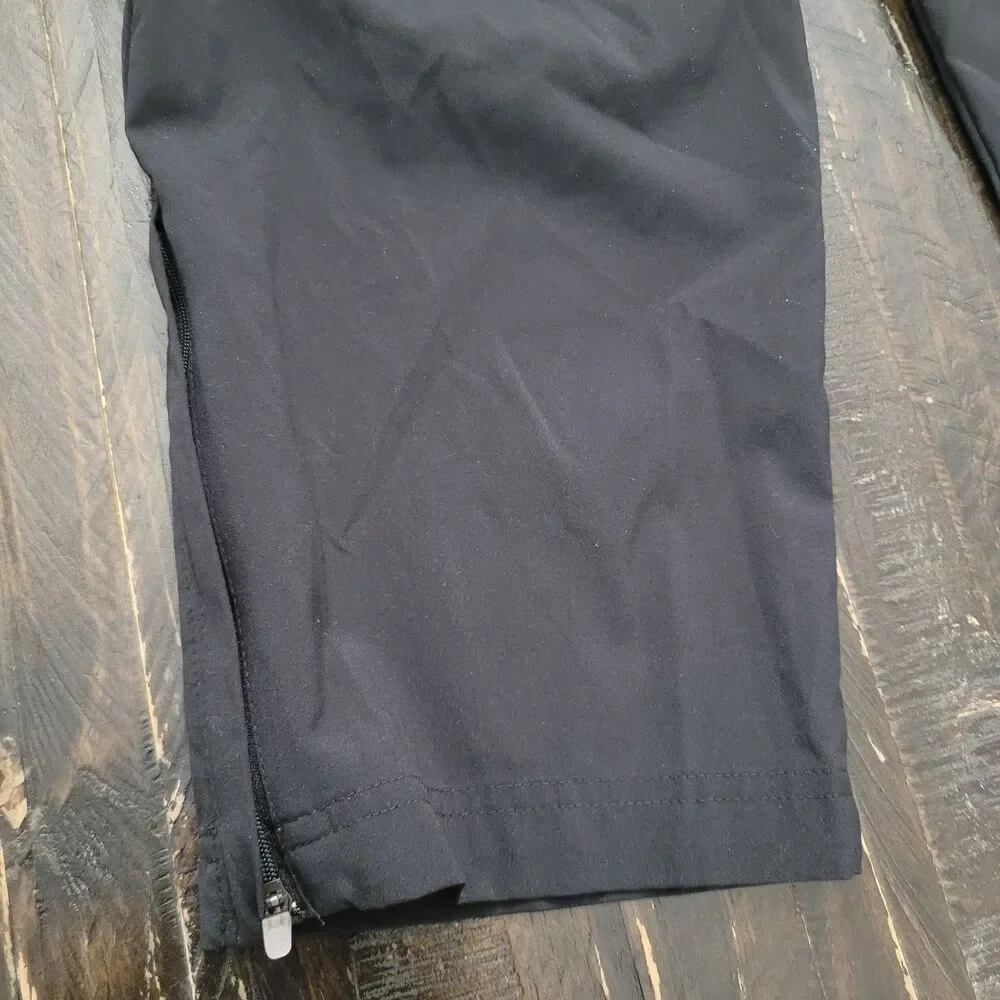 Adidas ClimaCool Track Pants Men’s Medium Black Ankle Zip Athletic Sweatpants